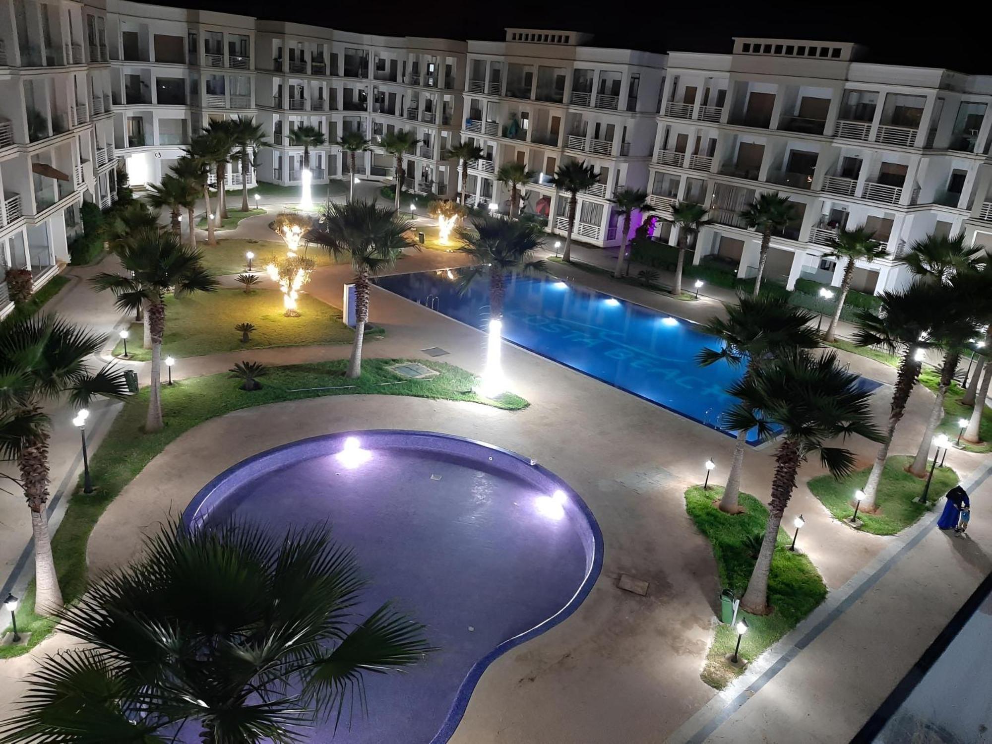 Costa Beach Lux Family Apartment With Pools Bouznika Exterior photo